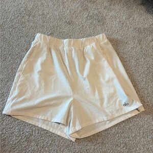 ALO Yoga Women's Cream Athletic Shorts